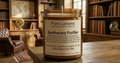 Apothecary Purifier Blend Essential Oil Soya Wax Candle in Amber Glass Jar 8 oz-Cotton Wick