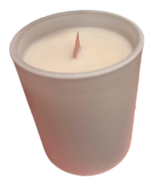 Luxury Wellness Spa Blend Essential Oil Soya Wax Candle in Frosted reusable  Glass Jar 7 oz