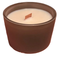 Phaotic Cedar Essential Oil Soya Wax Candle in Frosted Glass Jar 4 oz